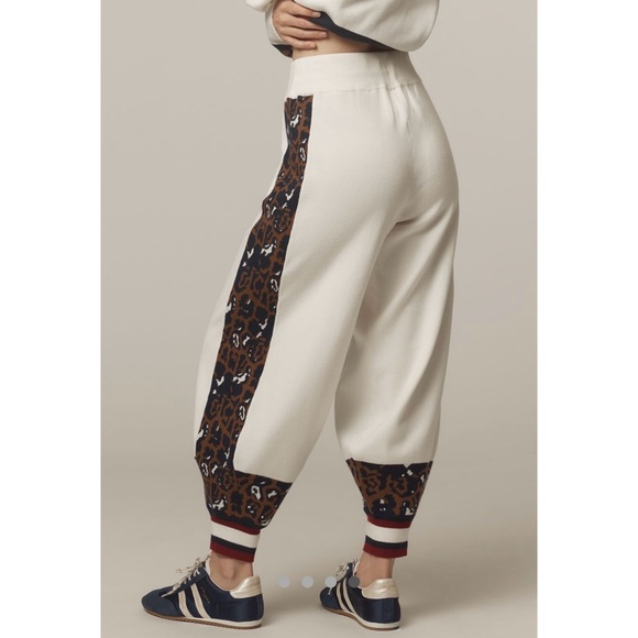 ANTHROPOLOGIE Daily Practice Color Block Joggers Size Large - Picture 2 of 8